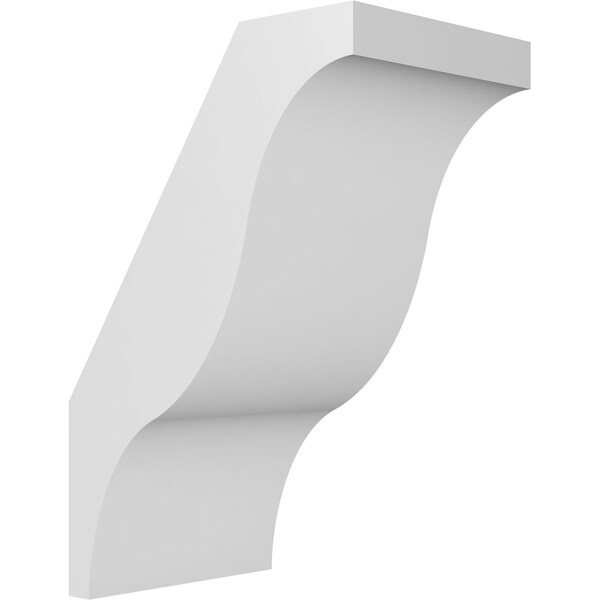 Ekena Millwork 6-in. W x 8-in. D x 12-in. H Funston Architectural Grade PVC Knee Brace BRCP06X08X12FST - main